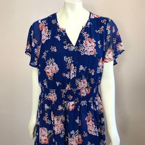 TORRID Floral Dress Plus Size 1